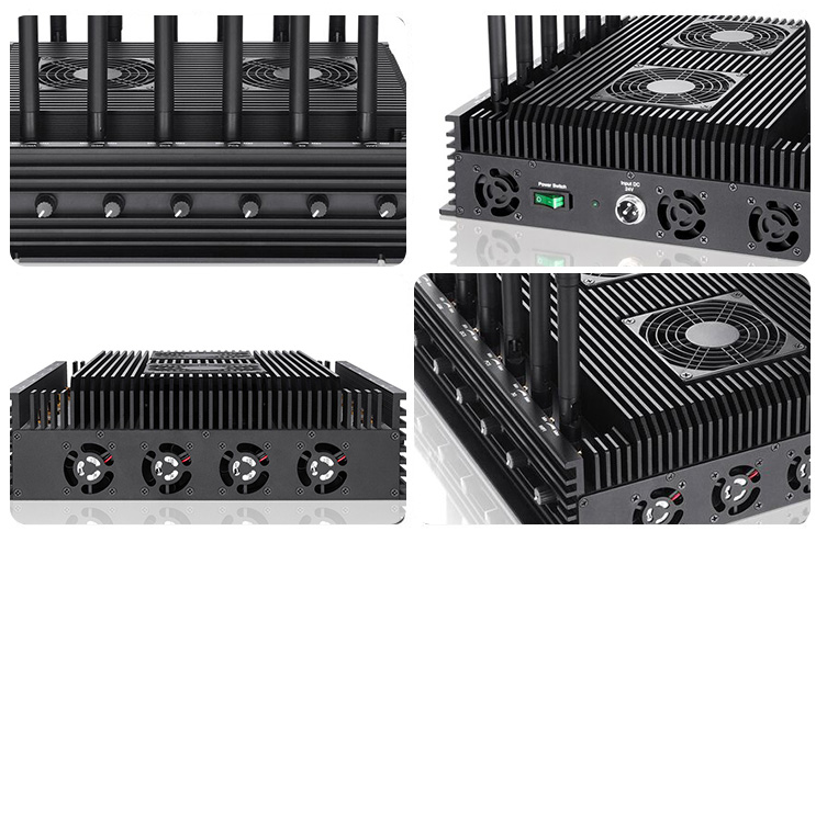 5G手机信号屏蔽器考场防作弊屏蔽器JYT-1210A大功率可调5G款12段会议室用干扰仪屏蔽器 可穿墙